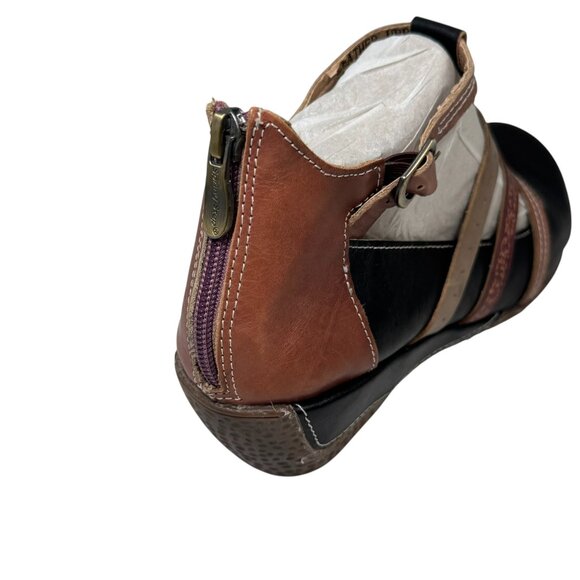 LArtiste Spring Step Yulianna Clog Shoe Leather Comfort Wedge Womens 41/10 - Picture 5 of 8